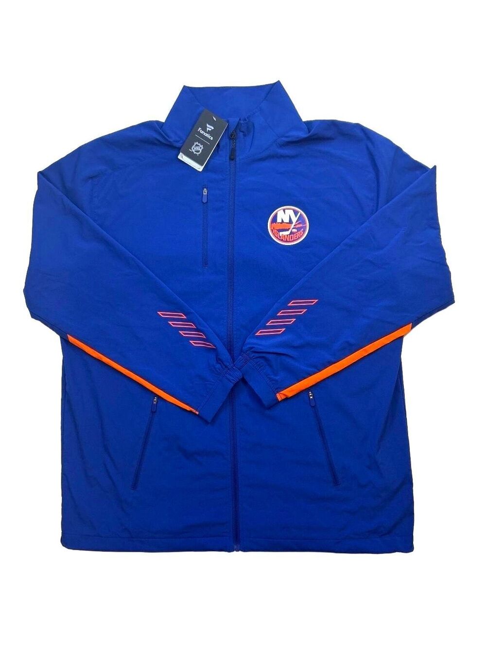 Authentic NHL New York Islanders Full-Zip Jacket "Blue/Orange" Men's XL | NWT